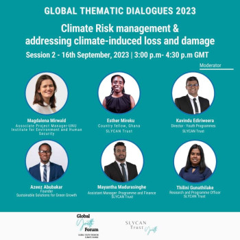 Global Thematic Dialogues 2023 by SLYCAN Trust Youth and Global Youth Forum on Climate Change